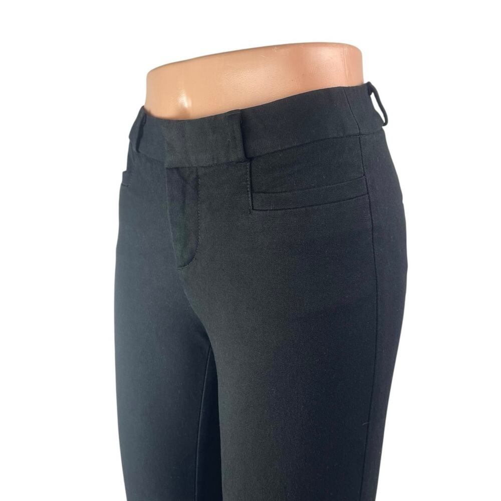 Banana Republic Sloan Women's Black Mid Rise Skinny Crop Trousers Pants Size 00 - Picture 3 of 5